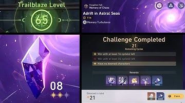 [Honkai: Star Rail] Memory of Chaos: Adrift in Astral Seas Stage 08 (2-Stars) | Day 93 Part 10