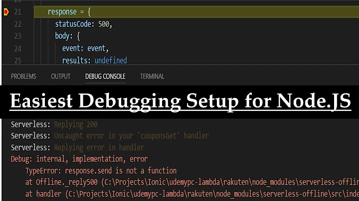 Working Breakpoints Node.js Debugging Visual Studio Code VSC