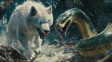 【2025 Newest Movie】Giant wolf turns savage.Together with humans, it battles an ancient giant python!