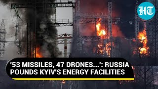 Putin’s Revenge? Russia’s Missile \& Drone Blitz Hits Ukraine’s Energy Facilities | Watch