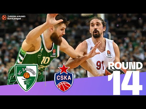 Milutinov double-double  leads CSKA in Kaunas! | Round 14, Highlights | Turkish Airlines EuroLeague