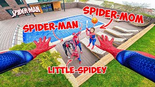 THIS LITTLE-SPIDEY DOESN&#39;T WANT to GET up || HEY SpiderMan Go To Training!!! (Comedy Action)