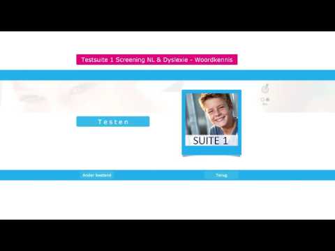 DEMO: Testsuite 1 Screening NL & Dyslexie