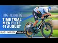 Men elite time trial highlights  2023 uci cycling world championships