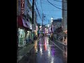 ブルーアワーの高円寺 #rain