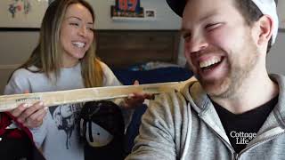 Surprise Dressing Room Hockey Locker!! | Cottage Coach