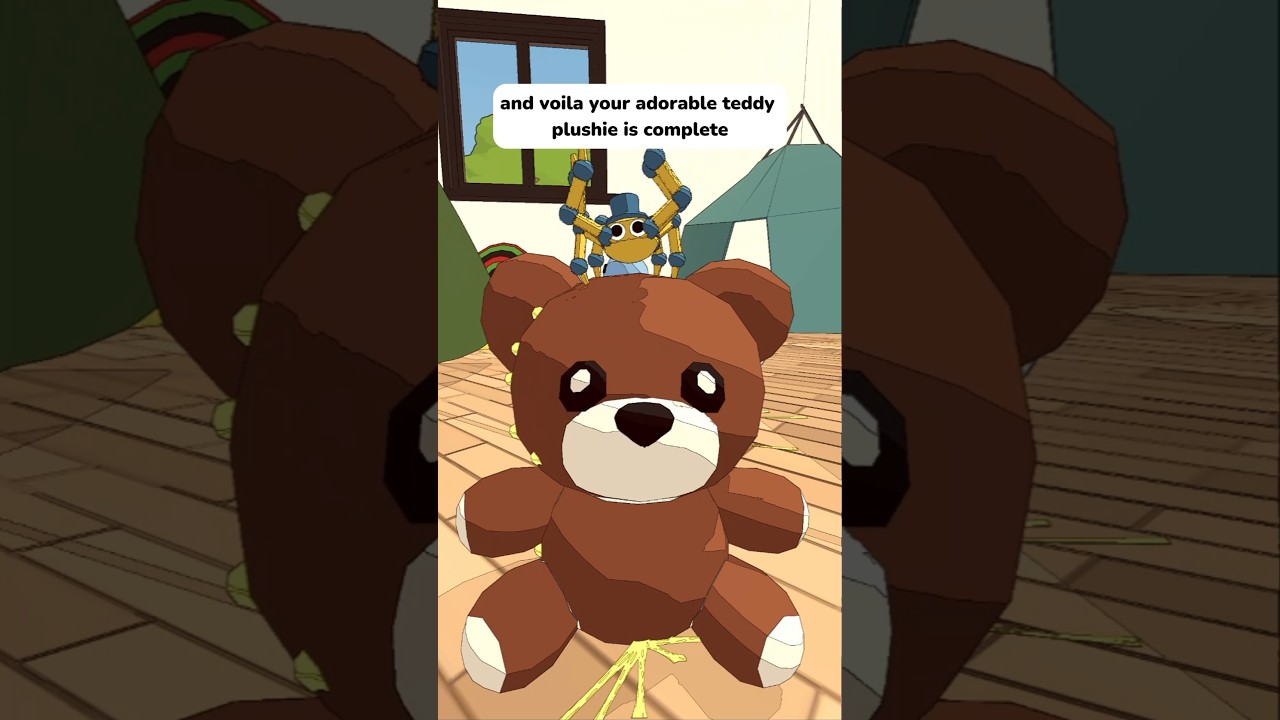 Teddy Bear 🧸 #spider #game #gaming #indiegame #gamedev - YouTube