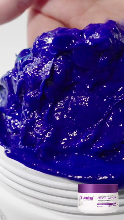 Pallamina Purple Hair Mask Gray Blonde Treatment Purple Hair mask #haircare #hairtreatment #karseell