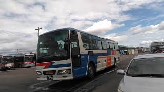 610系統江差ターミナル行きE1165、2004年式元京急バスISUZUガーラ