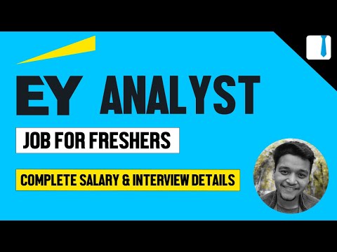 EY Analyst Job | EY job for freshers | Analyst jobs for freshers