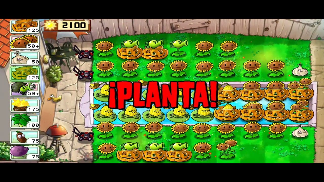 Pvz creando una estrategia de supervivencia infinita desde cero parte 1