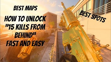 How To Unlock "Kills From Behind" Camo Challenge Fast And Easy In Modern Warfare 2(M4)