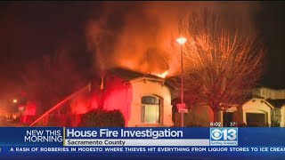 Flames Rip Through 2-Story Home In Sacramento County