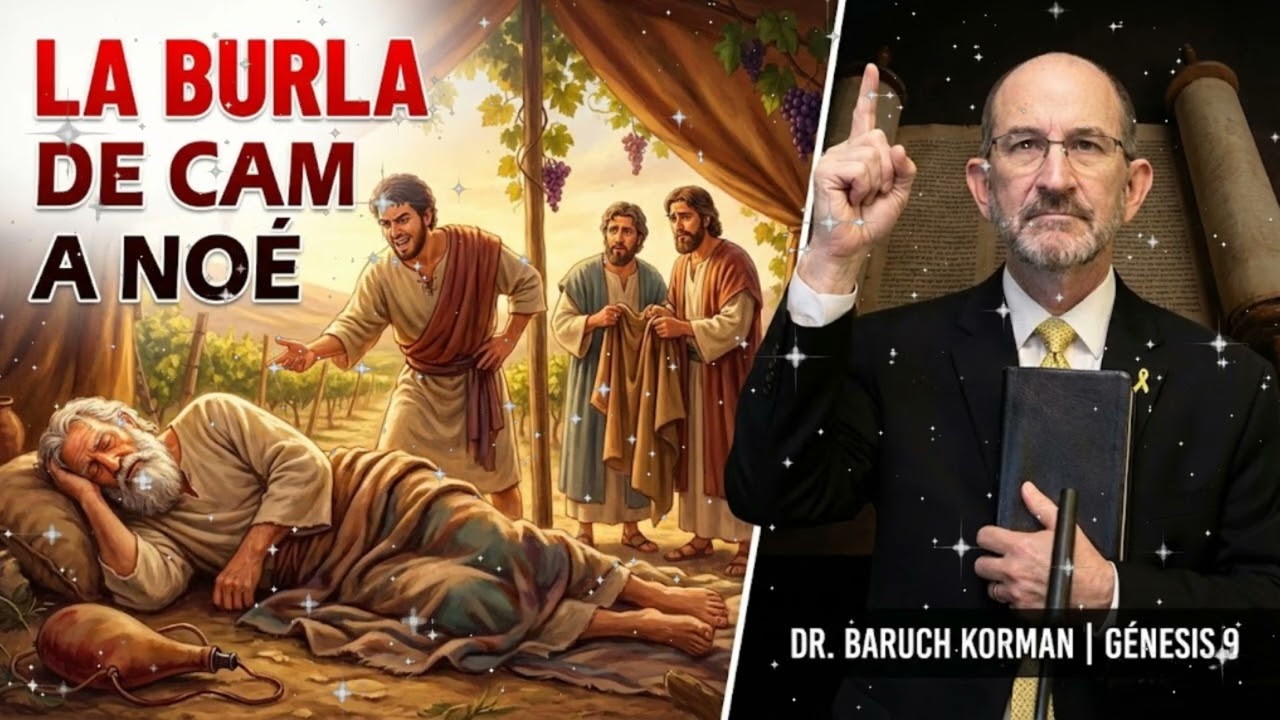 Noé se emborrachó y fue la burla de su hijo Cam | Génesis 9- Dr. Baruch Korman