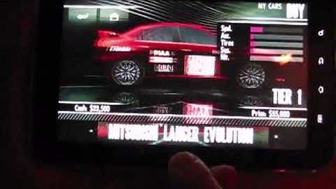 Galaxy Tab Gaming - Need For Speed Shift