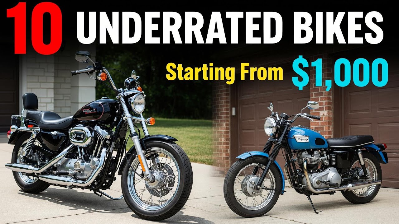 10 недооцененных классических мотоциклов, продающихся по всей территории Соединенных Штатов.