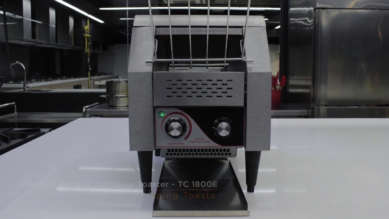 HOW TO USE: MODENA Professional TC 1800E - Electric Conveyor Toaster