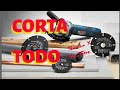 DISCO BOSCH MULTIMATERIAL🔴PARA CORTAR MADERA  CON AMOLADORA, ESMERIL O RADIAL✔TÉCNICA X