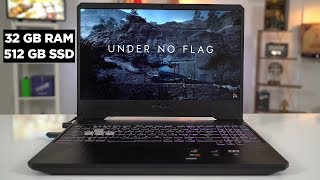 32 GB RAM'li dizüstü bilgisayar: Asus TUF Gaming FX505 inceleme