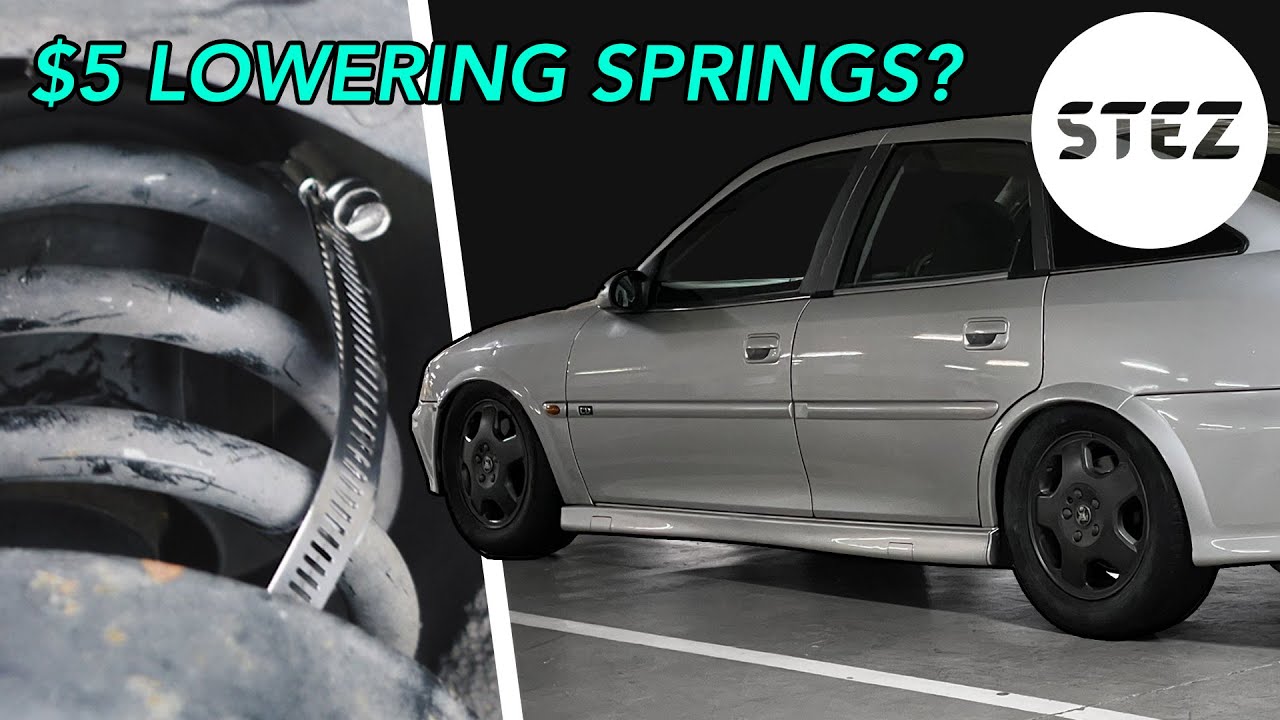 LOWERING SUSPENSION WITH HOSE CLAMPS (don’t) YouTube