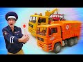 Машины помощники Bruder мальчикам - Новые приключения в городе игрушек! Классные видео про машинки