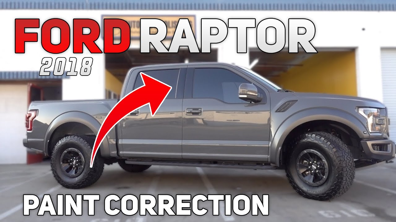 2018 FORD RAPTOR BPILLAR PAINT CORRECTION PROCESS! BEFORE AND AFTER