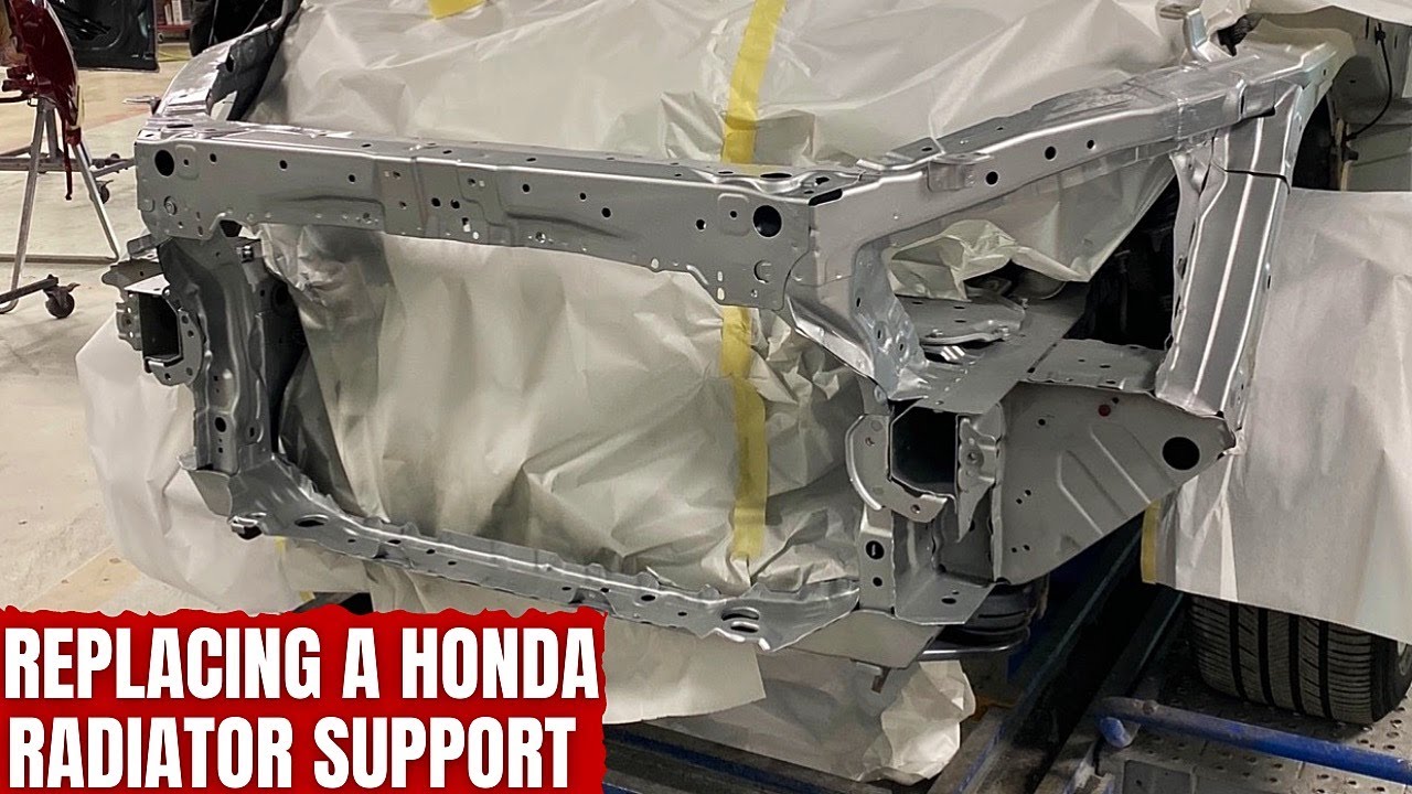 Replacing A Honda Radiator Support - YouTube