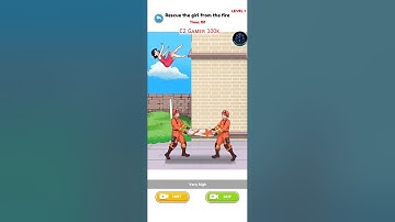 Annoying Puzzle Game: Level 1 | Rescue Girl from the fire | walkthrough solution