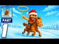 Cowboy Lasso Master: Idle Game - Gameplay Walkthrough Part 1 - Idle Cowboy Adventure (iOS, Android)