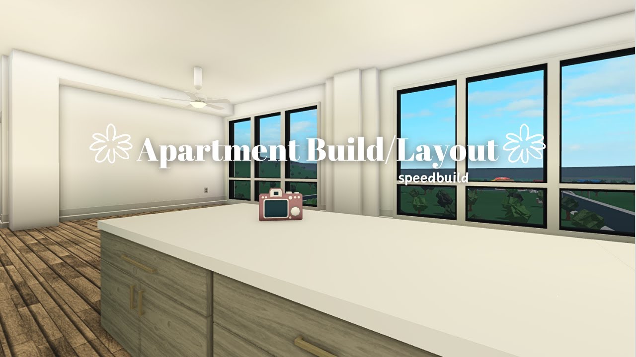 Apartment Build/Layout speedbuild Bloxburg - YouTube