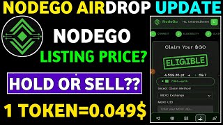 Nodego Airdrop Price Prediction || Nodego Airdrop Listing || Nodego Airdrop New Update Today