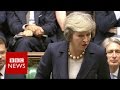 May teases 'unscrupulous boss' Corbyn - BBC News