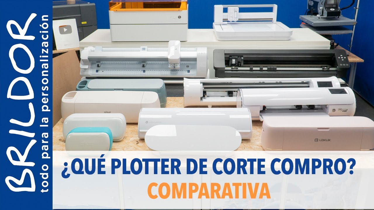🤷‍♂️ PLOTTER de CORTE - GUÍA DE COMPRA 2025 - Cricut | Siser | Silhouette | Loklik | Xtool