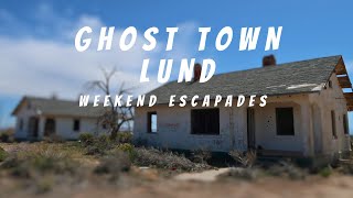 ABANDONED and forgotten Railroad town, ghost town LUND a forgoton town in the Utah desert.