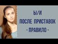 Ы/И после приставок – правило