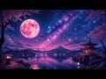 🌌 Pink Moon Night | Deep Blue Galaxy Ambience | 12 Min Celestial Soul Reset ✨