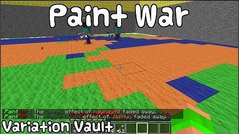 Minecraft Bukkit Plugin - Paint War - Fun Mini game [MUST HAVE]