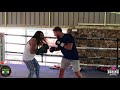 MJP QUITS DURING SPARRING SESSION WITH BILLY JOE "NO MAS"  SAUNDERS