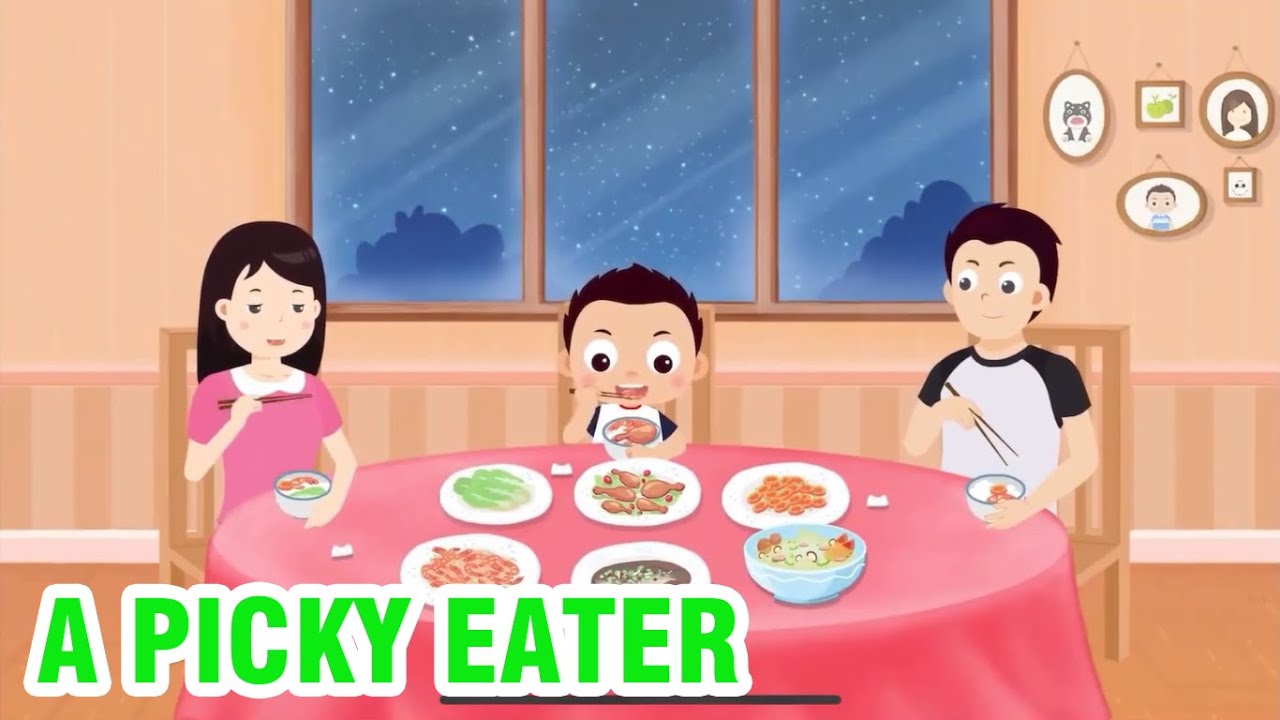Kids Conversation - A Picky Eater - Learn English for Kids - YouTube