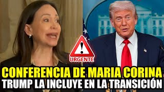 🚨URGENT: TRUMP WANTS MARIA CORINA IN THE TRANSITION IN VENEZUELA! THIS IS WHAT SHE SAID ABOUT THE...