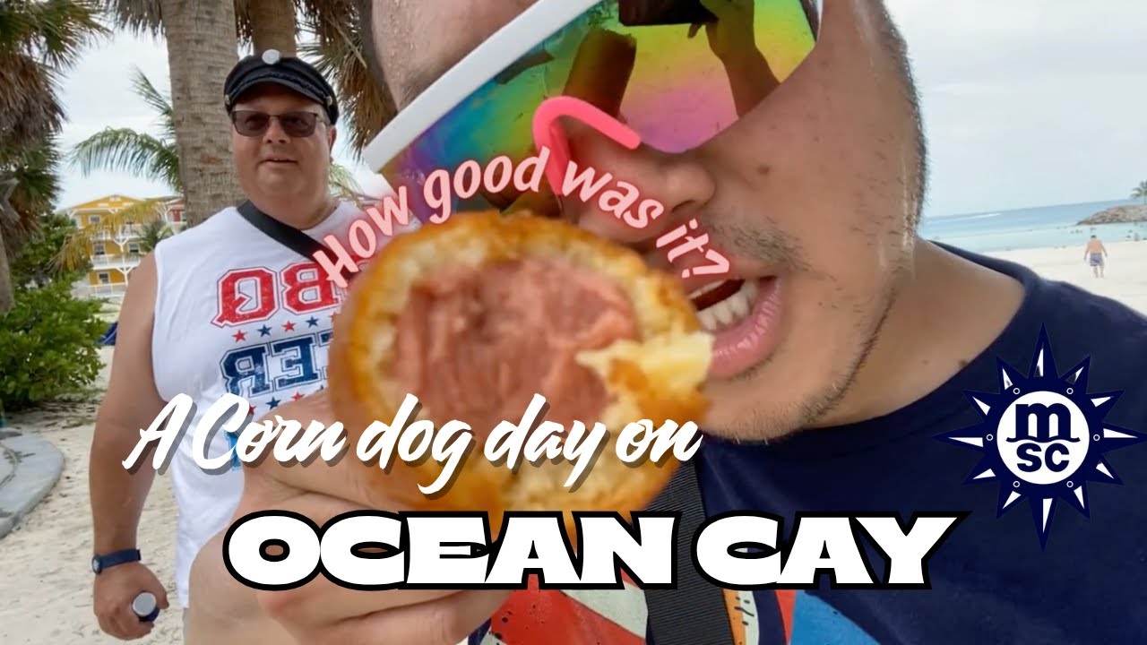 Trying Weird Beach Snacks for the First Time on MSCs Ocean Cay