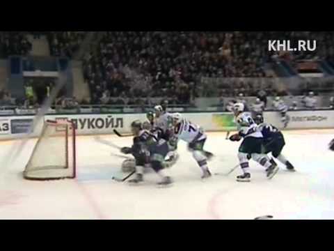 Первый гол Семина в КХЛ / Alex Syomin scores his first KHL goal