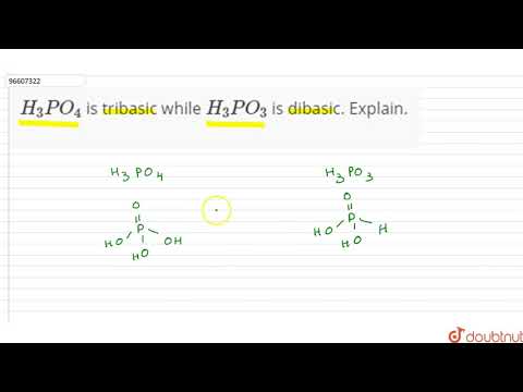 วีดีโอ: ทำไม h3po4 Triprotic?