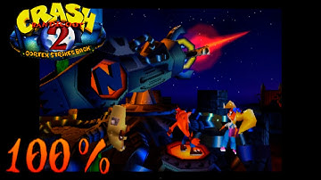 100% Ending + Credits - Crash Bandicoot 2 Cortex Strikes Back - 100% Playthrough (Part #34)