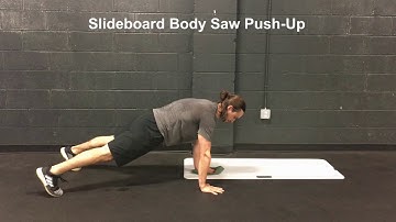 Resilient Performance - Slideboard Body Saw Push-Up
