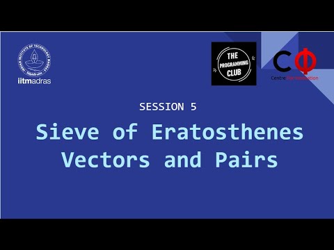 SPC 2022 - Session 05 - Sieve, Vectors and Pairs