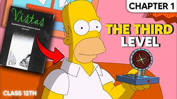 Class 12 English Vistas Chapter 1 | The Third Level | Animated Oneshot