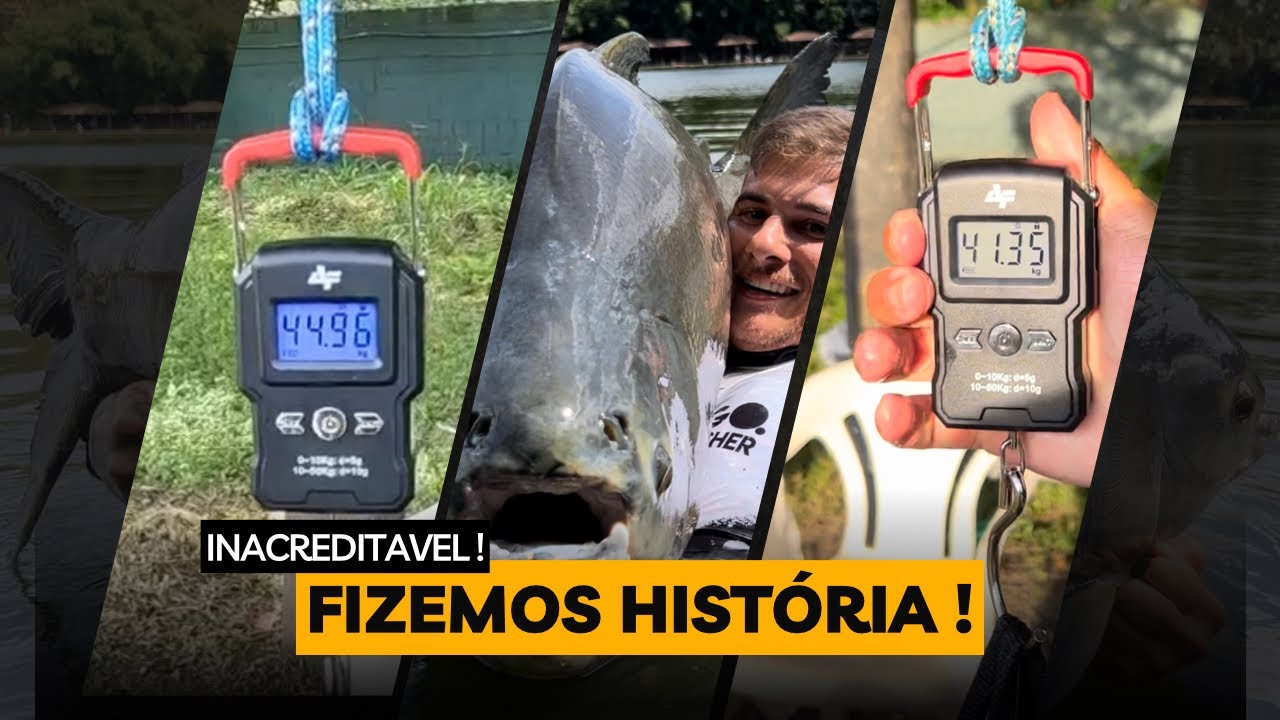 DOIS TAMBAS ACIMA DE 40KG NO MESMO DIA/RECORDE DA MINHA VIDA/