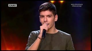 The Voice of Greece 4 - Blind Audition - EUPHORIA - Dimosthenis Vatistas