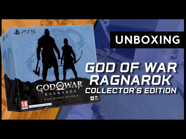 God of War Ragnarök Collector's Edition unboxing, pre-orders